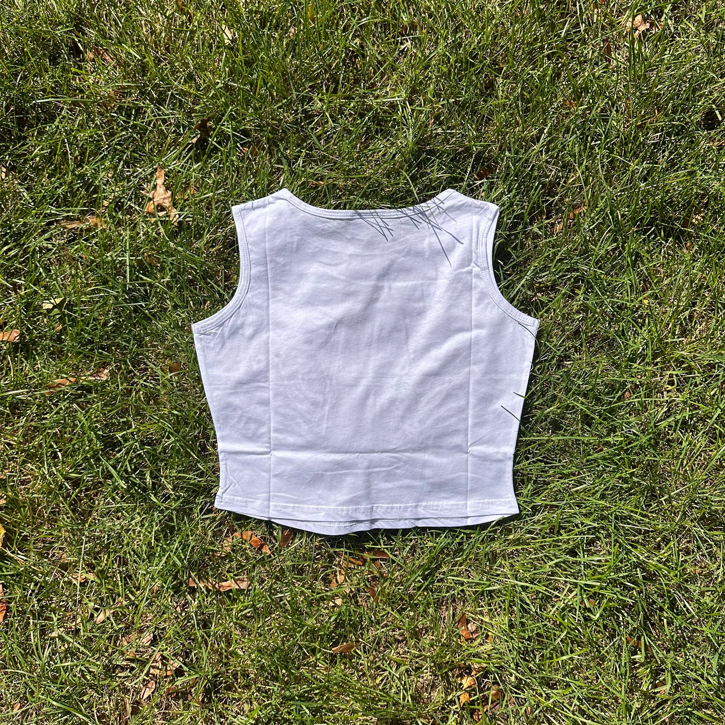 Skeleton Hands crop top